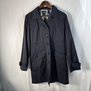 Pantology Women's Light Jacket  Navy Blue Size 8